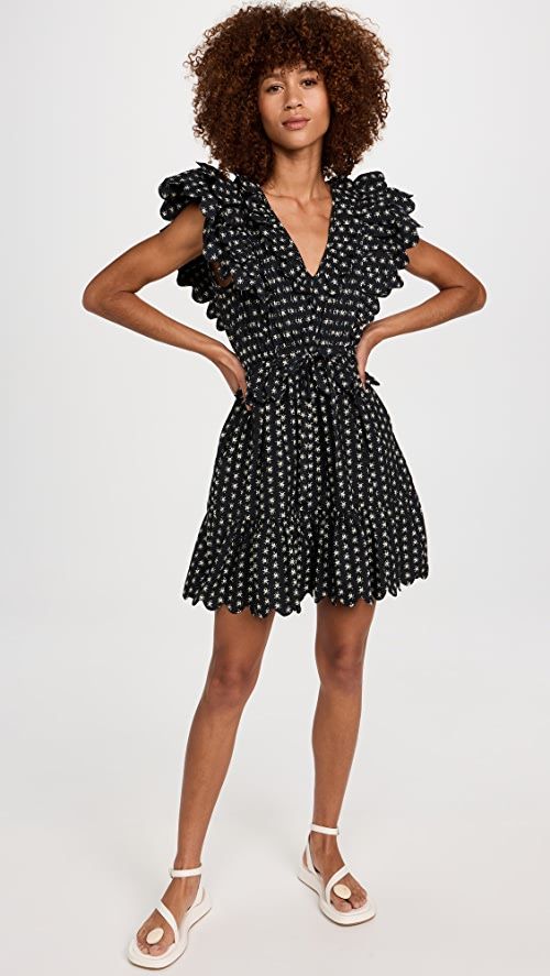 Sea Pascala Print Flutter Sleeve Tunic Dress | SHOPBOP | Shopbop