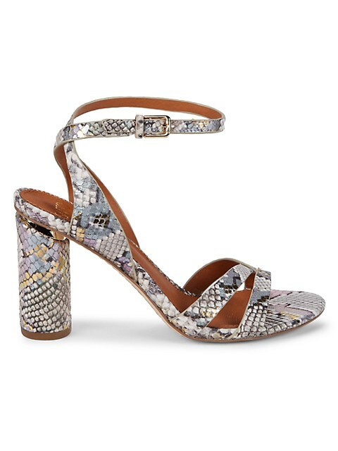 SARTO by Franco Sarto Omaha Leather Heeled Sandals on SALE | Saks OFF 5TH | Saks Fifth Avenue OFF 5TH