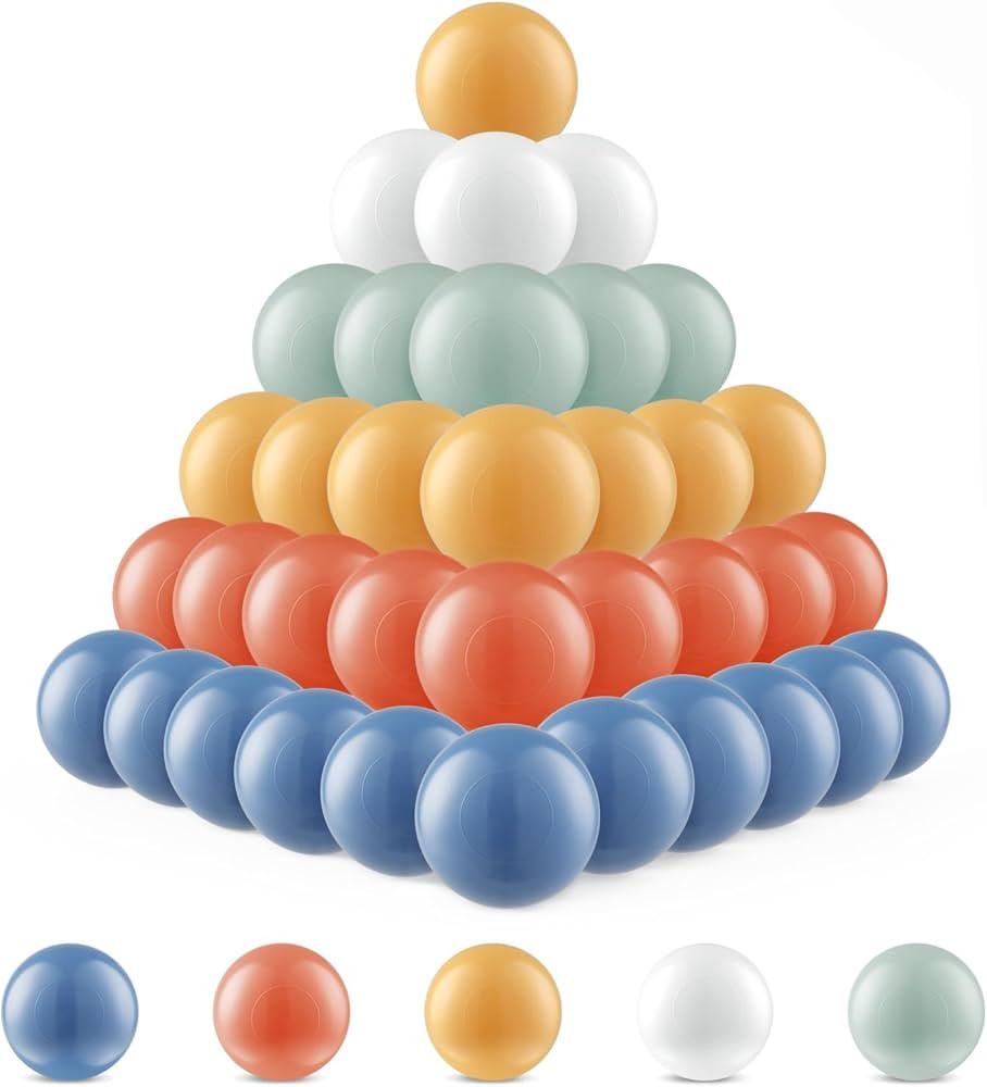 Clear Ball Pit Balls - Crush Proof Plastic Toy Balls for Boys and Girls | Amazon (US)