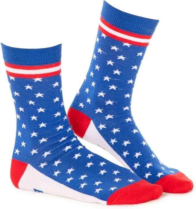 Tipsy Elves Womens Holiday Socks Comfy Novelty Crew Socks For Women Gift for Christmas 4th of Jul... | Amazon (US)
