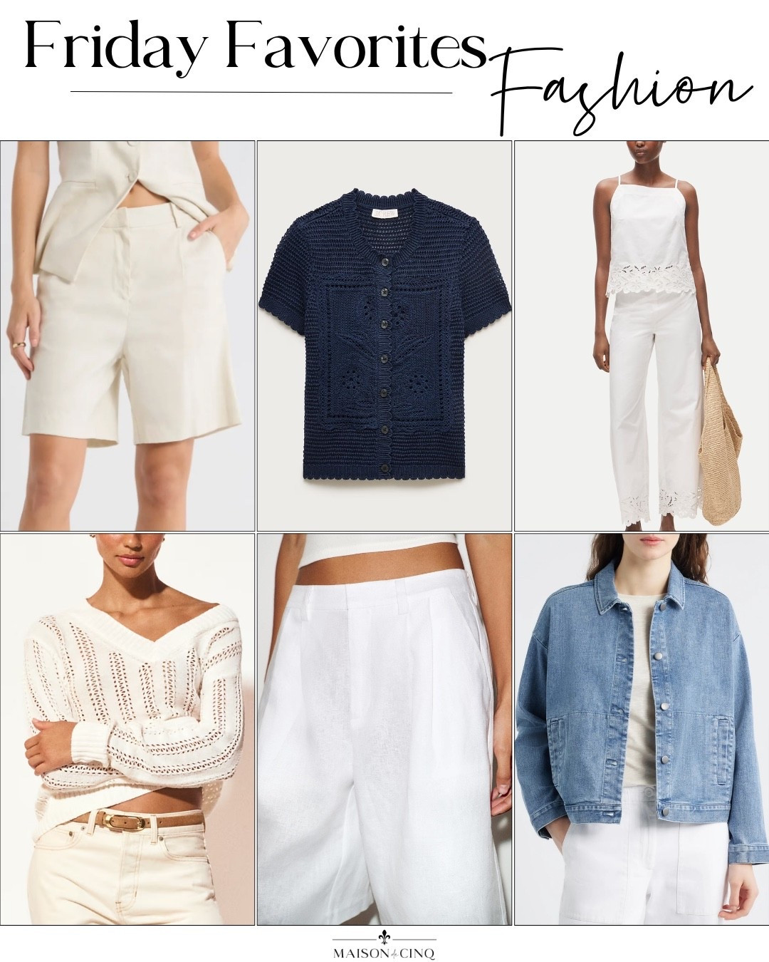 Gorgeous fashion finds for Friday Favorites this week like new JCrew we’re loving, chic Bermuda shorts, the perfect beachy sweater, and more!

#LTKSeasonal #LTKOver40 #LTKSaleAlert