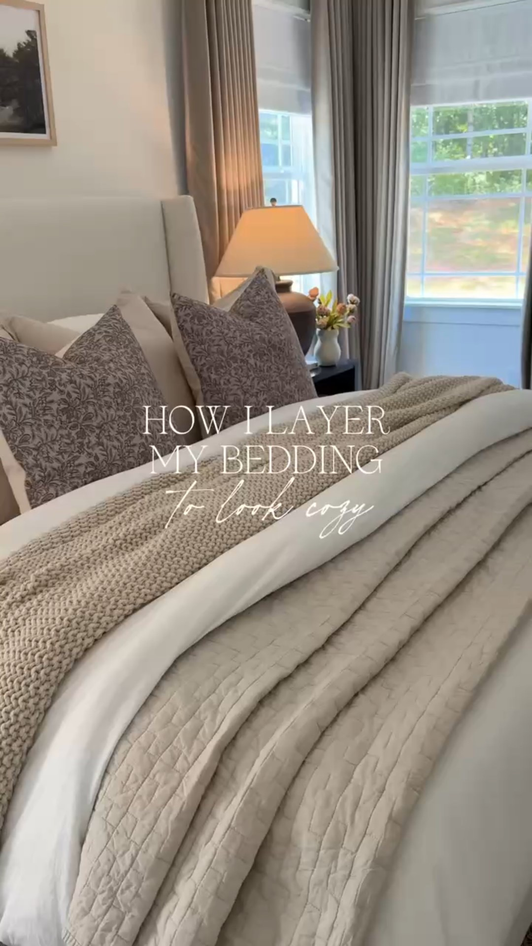 Primary bedding details🤍

#LTKHome #LTKSeasonal #LTKFindsUnder50