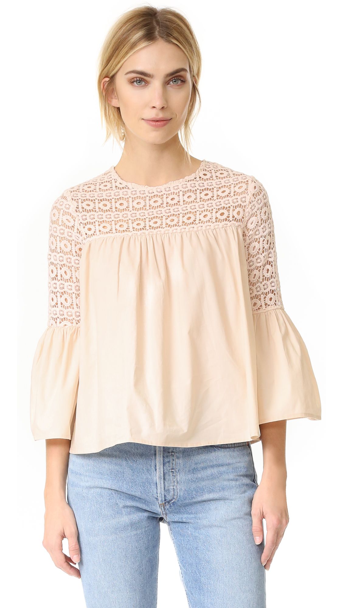 Endless Rose Boho Blouse - Blush | Shopbop