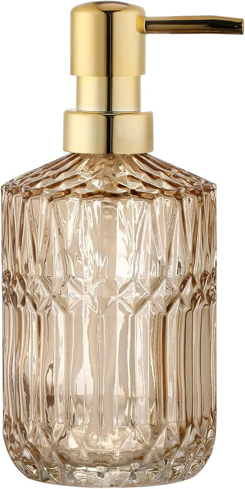 Soap Dispenser with Pump, Refillable Liquid Hand Soap Dish Soap Dispensers for Bathroom Counter, ... | Amazon (US)