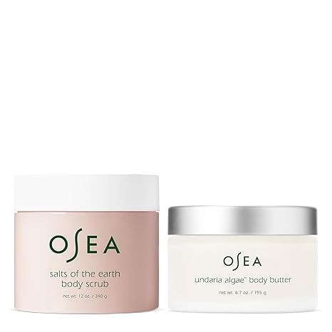 OSEA Mega Glow Duo - Salt of the Earth Body Scrub & Undaria Algae Body Butter | Amazon (US)
