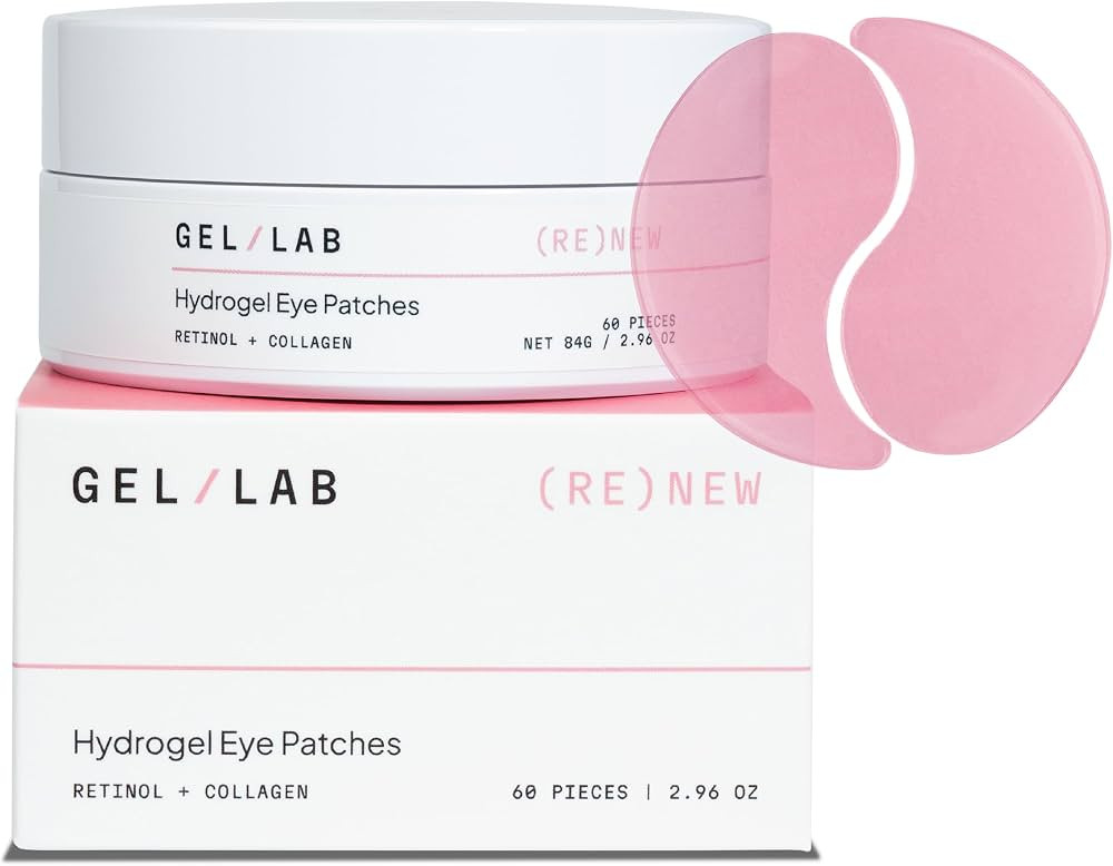 RENEW Collagen & Retinol Under Eye Gel Patches – Korean Hydrating Eye Mask for Fine Lines, Wrin... | Amazon (US)