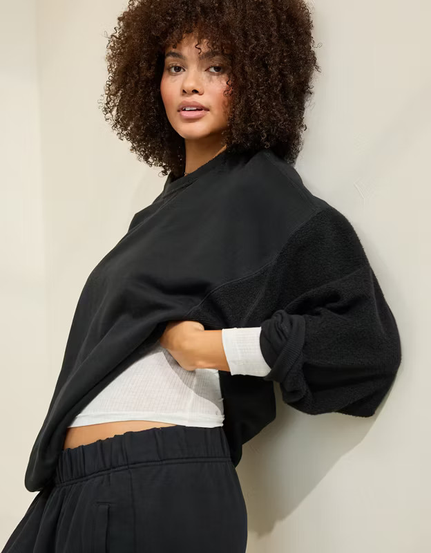 Aerie Très Chic Chenille Sweatshirt | Aerie