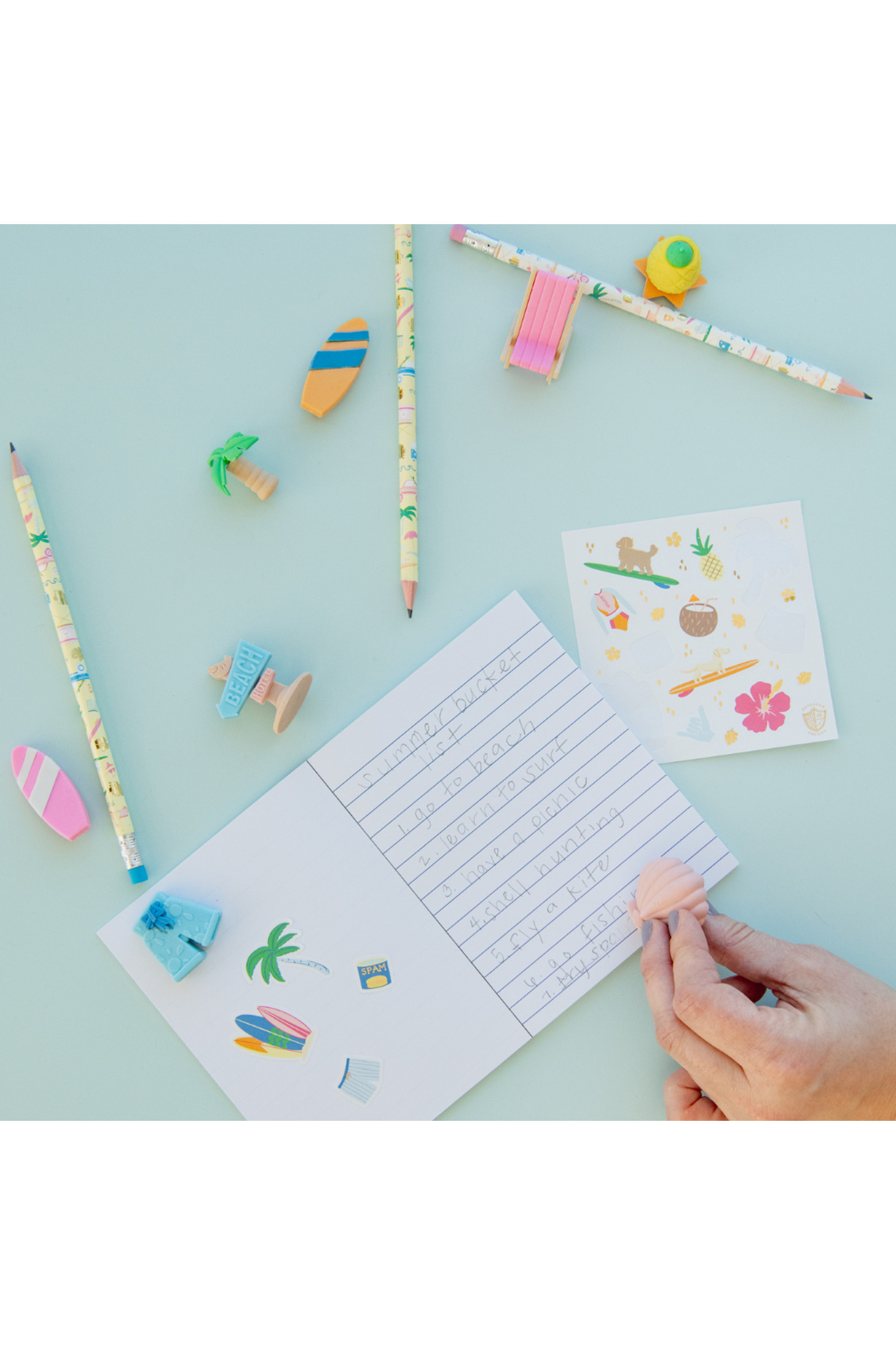 Daydream Society Back to School  Surf's Up Eraser Set | Nordstrom | Nordstrom