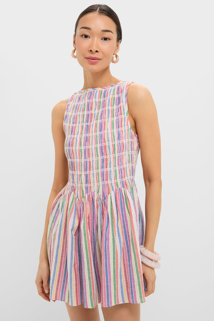 Rainbow Katinka Mini Dress | Tuckernuck (US)