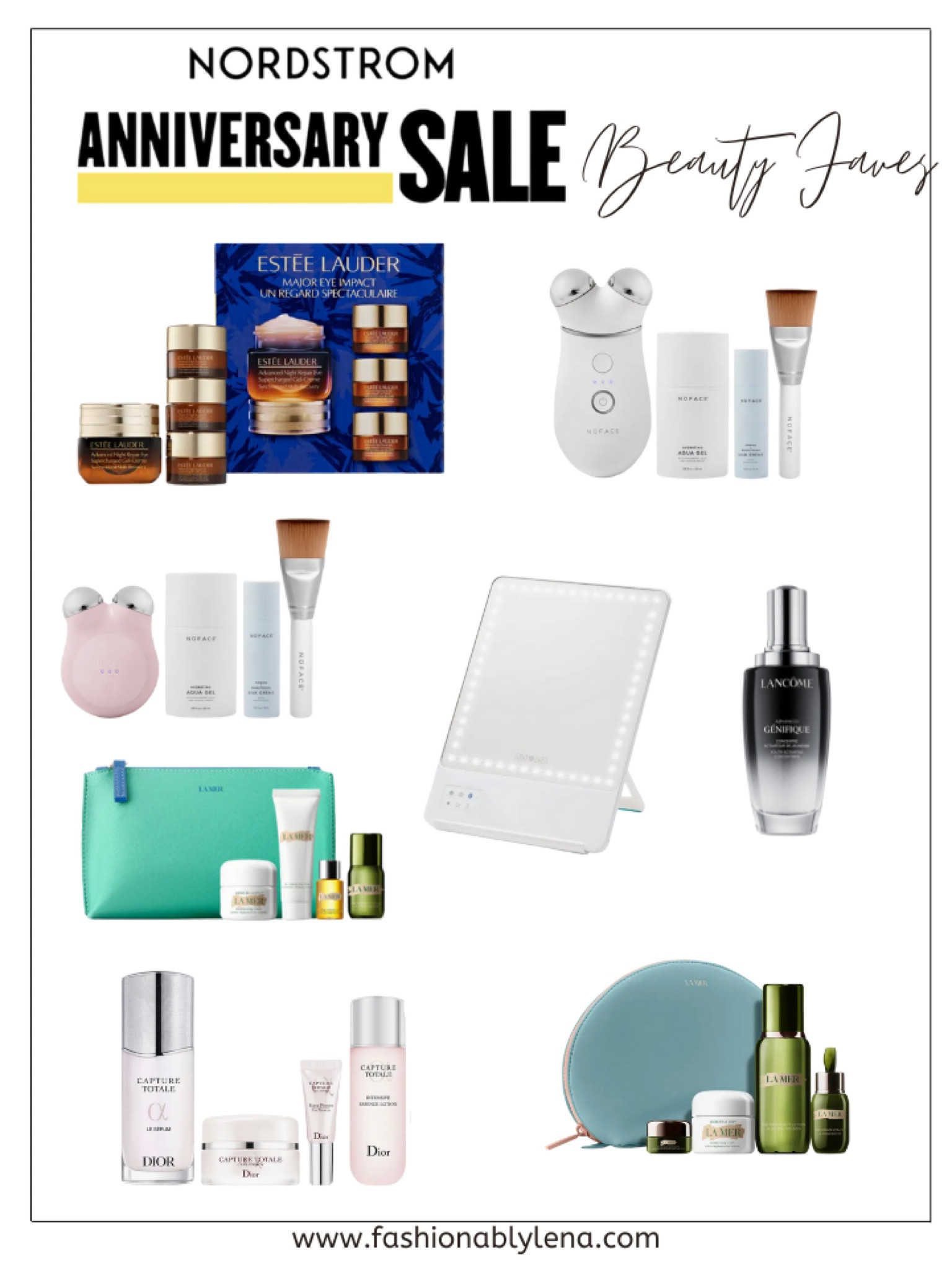 Nordstrom anniversary sale Lancôme products, gifts for her, nuface mini starter kit, la mer beauty products, Dior beauty, Dior beauty set

#LTKxNSale #LTKsalealert #LTKFind