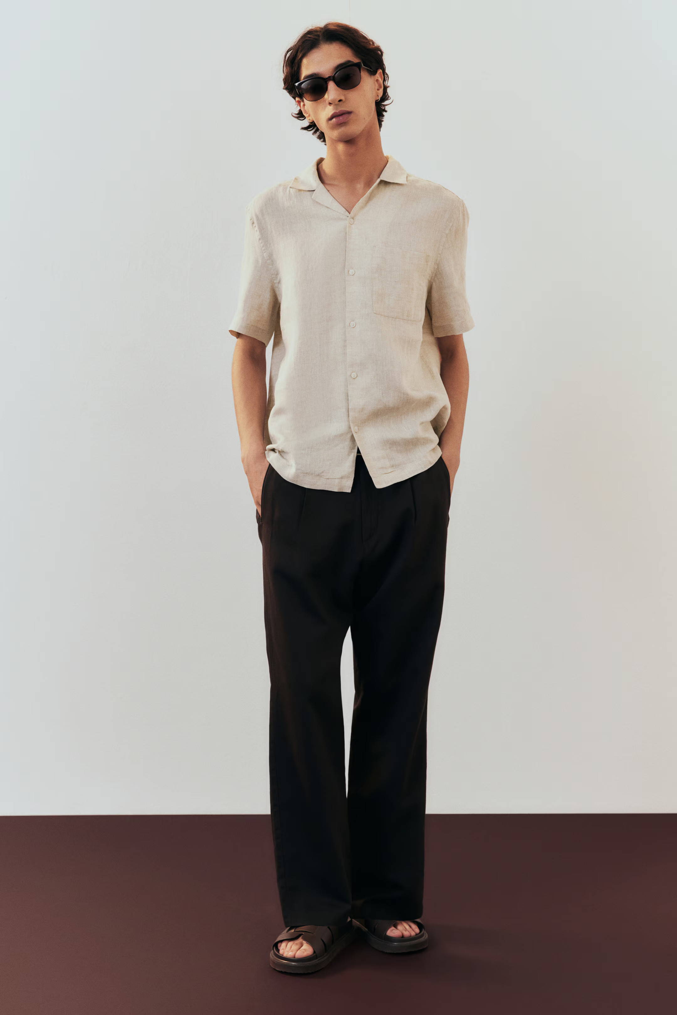 Regular-Fit Linen Resort Shirt | H&M (US + CA)