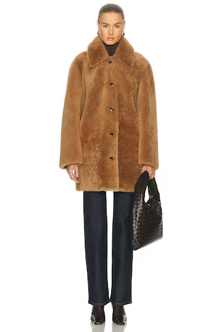 Shearling Aurora Coat | FWRD 