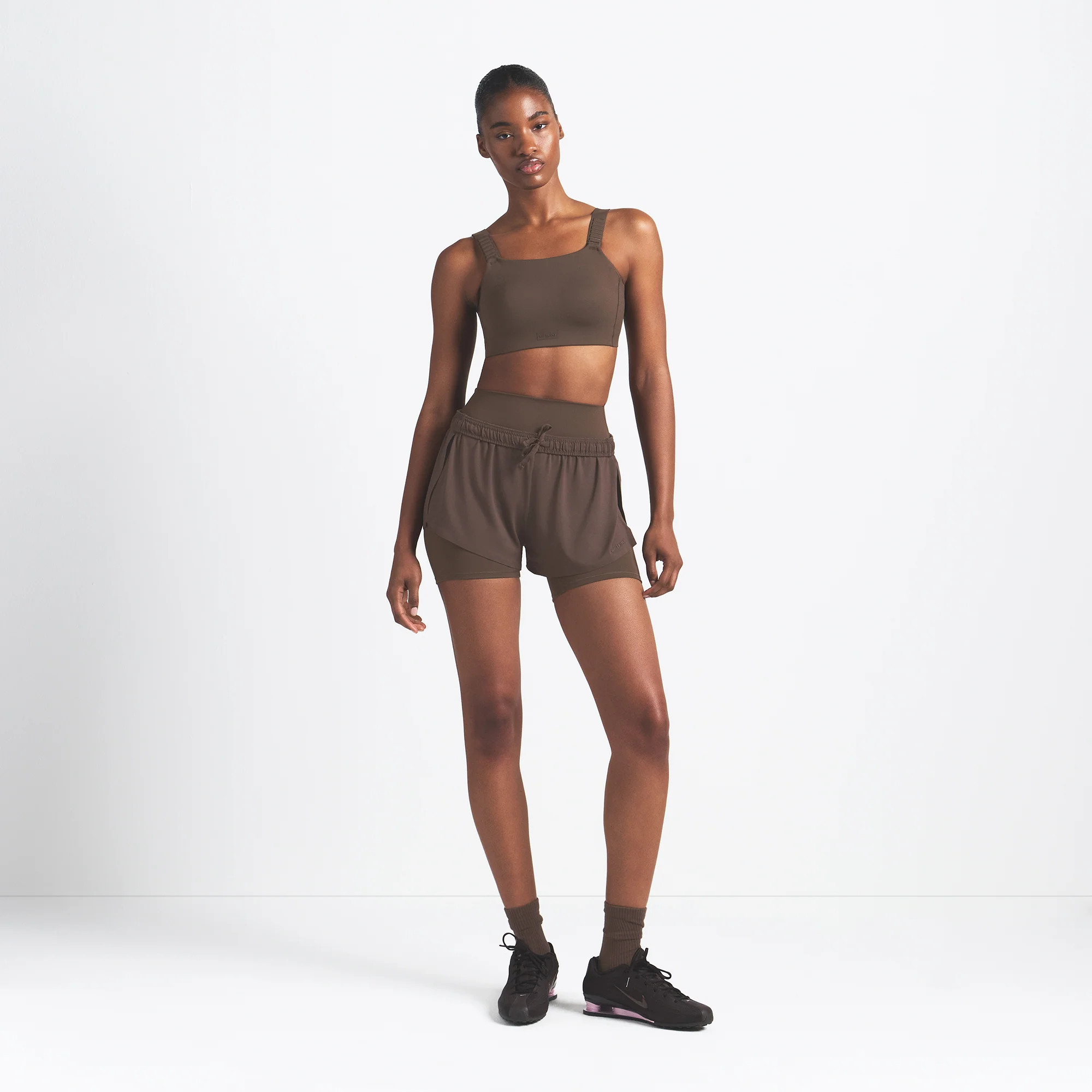 SKIMS Mini Short | Deep Neutral | Small | NikeSKIMS Airy | SKIMS (US)