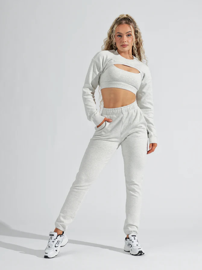 Cloud Jogger - Heather Grey | Buffbunny