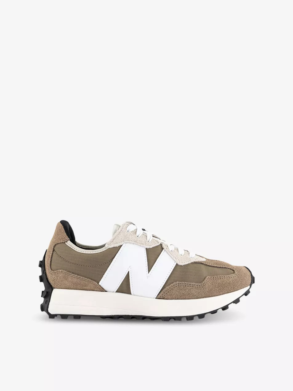 327 Suede and Mesh Low-Top Trainer | Selfridges