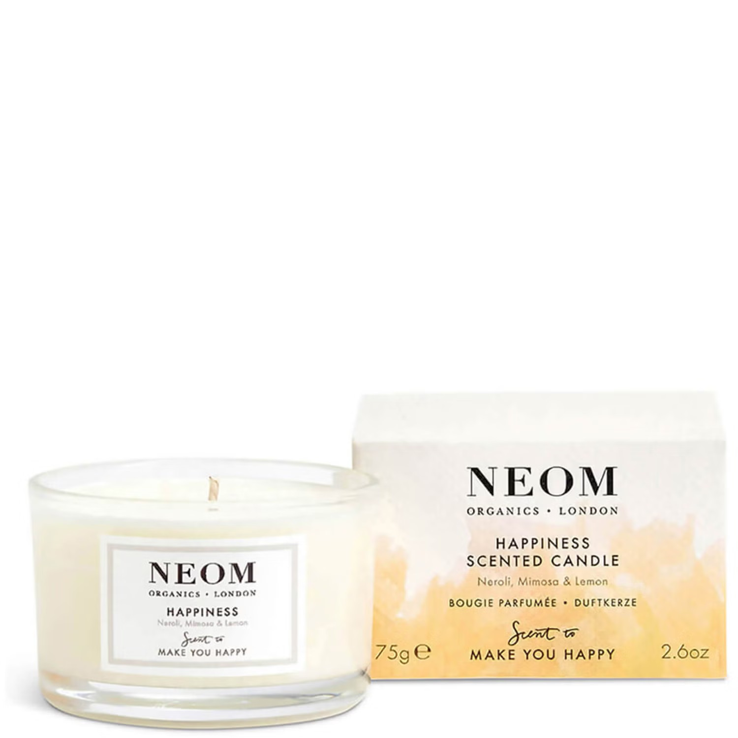 NEOM Organics Scented Happiness Travel Candle | Look Fantastic (ROW)
