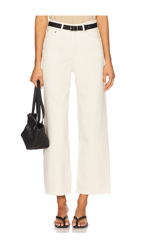 AGOLDE Ren High Rise Wide Leg in Ivory. Size 27. Also in 32, 34. | Revolve Clothing (Global)