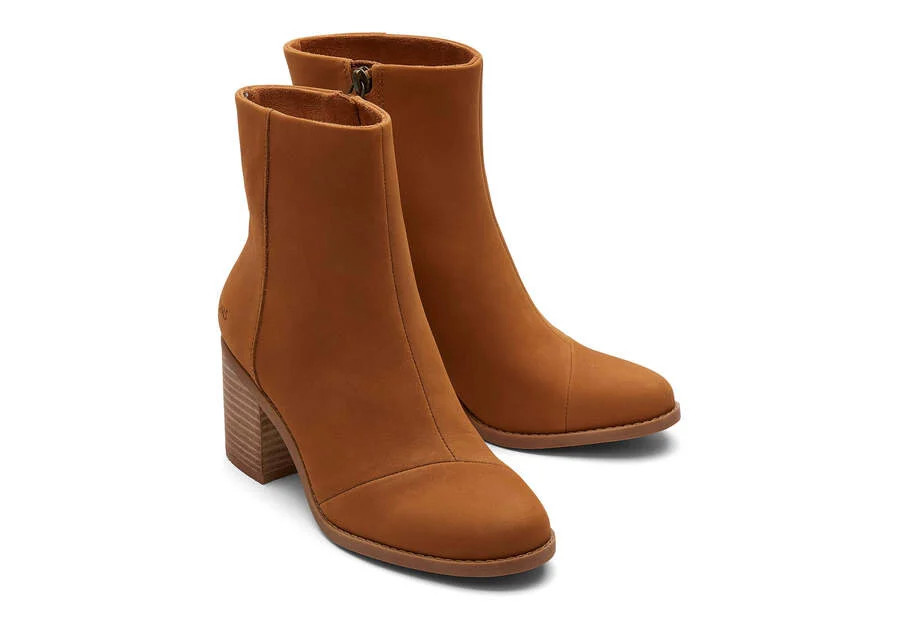 Women

Evelyn Tan Leather Heeled Boot | Toms Americas