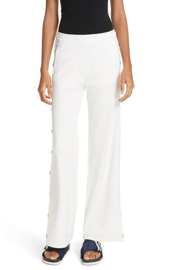 Women's Tory Sport Banner Tearaway Track Pants, Size X-Small - White | Nordstrom