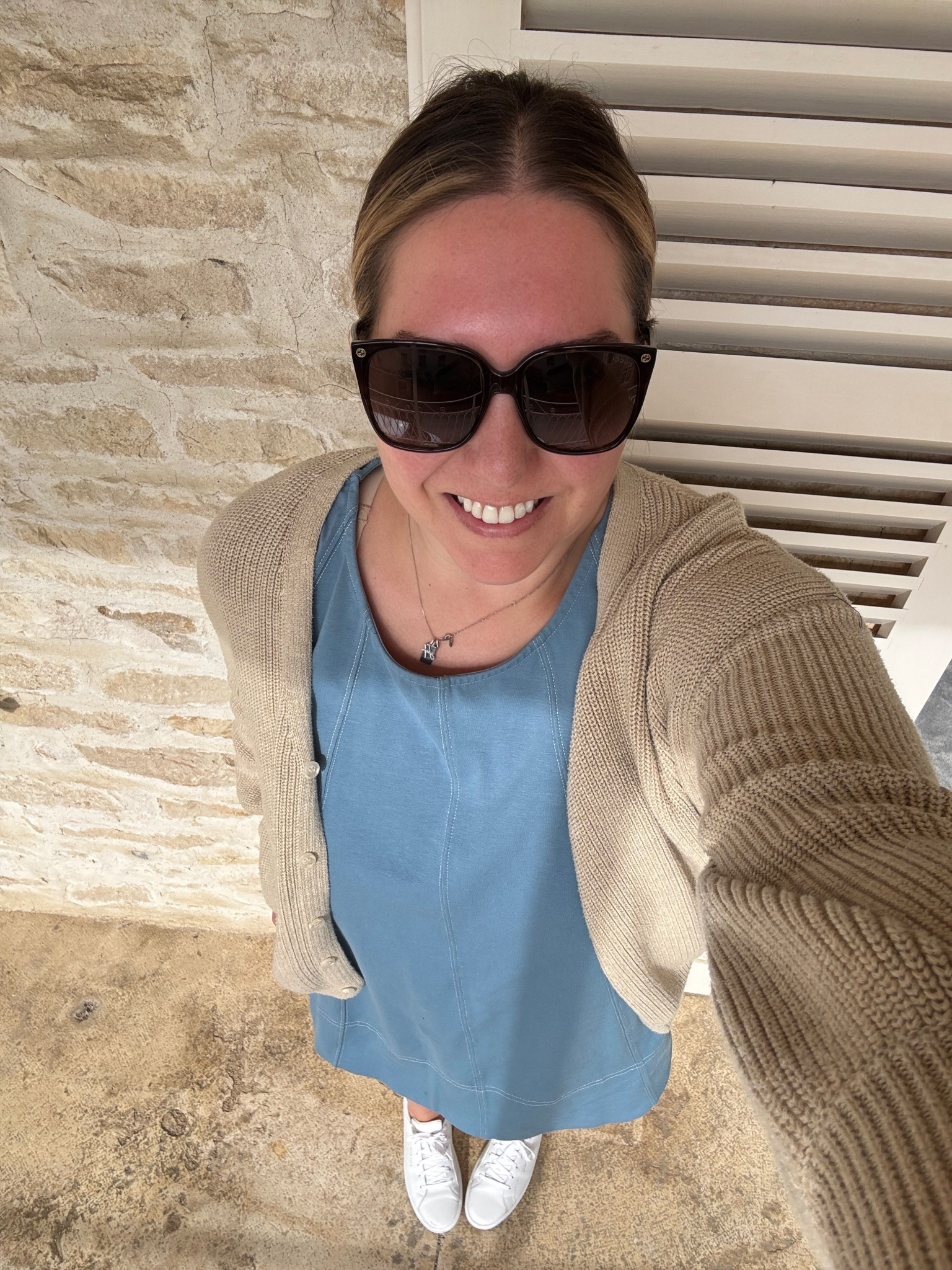 Time to Move on from Burgundy and head to Provence to relax for a few days and celebrate our anniversary! I was ready for a break from makeup and to wear something comfortable for the train ride. This blue set is so perfect for that. It’s easy and so soft. Wore sneakers for walking and added a sweater to stay warm  

#LTKTravel #LTKSummerEdit #LTKMidsize