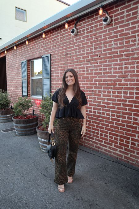 Leopard print jeans | date night outfit 

#LTKFindsUnder50 #LTKSeasonal #LTKStyleTip
