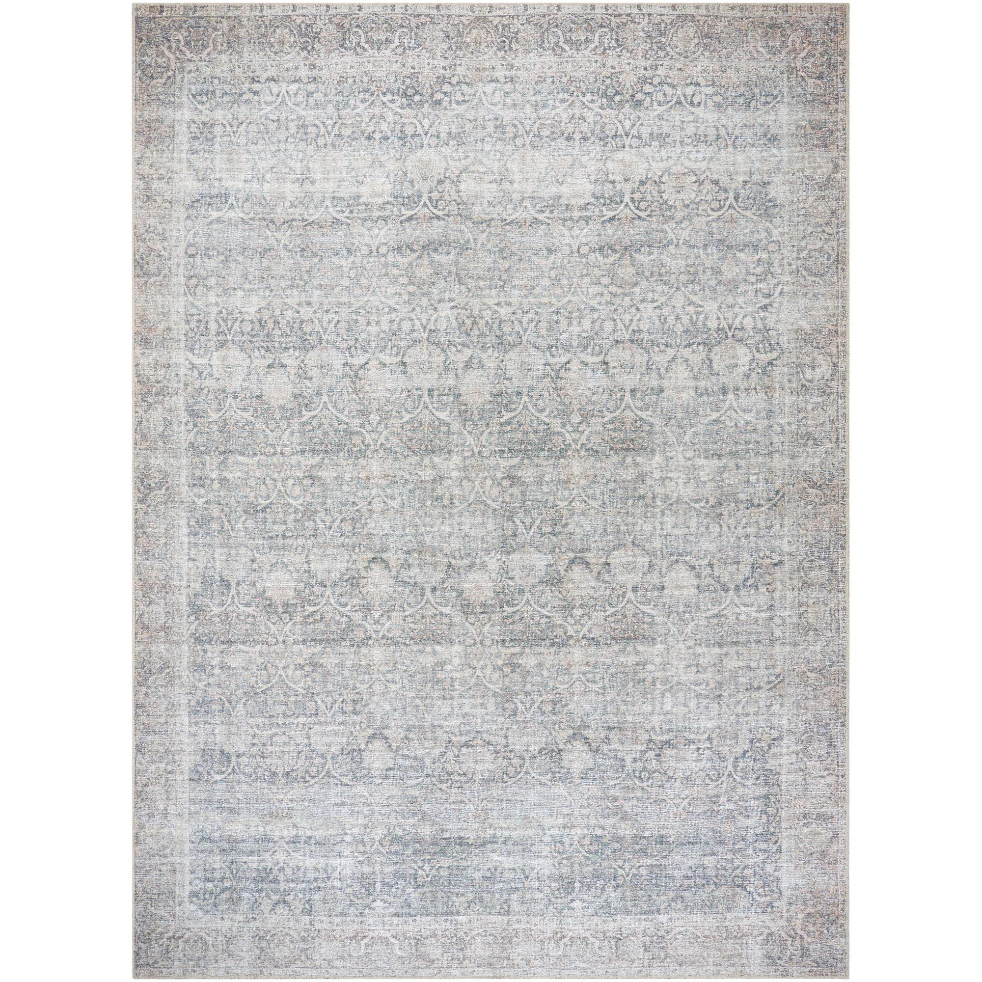 Vivir x Livabliss Lorelai Dark Grey Machine Washable Area Rug | Wayfair North America