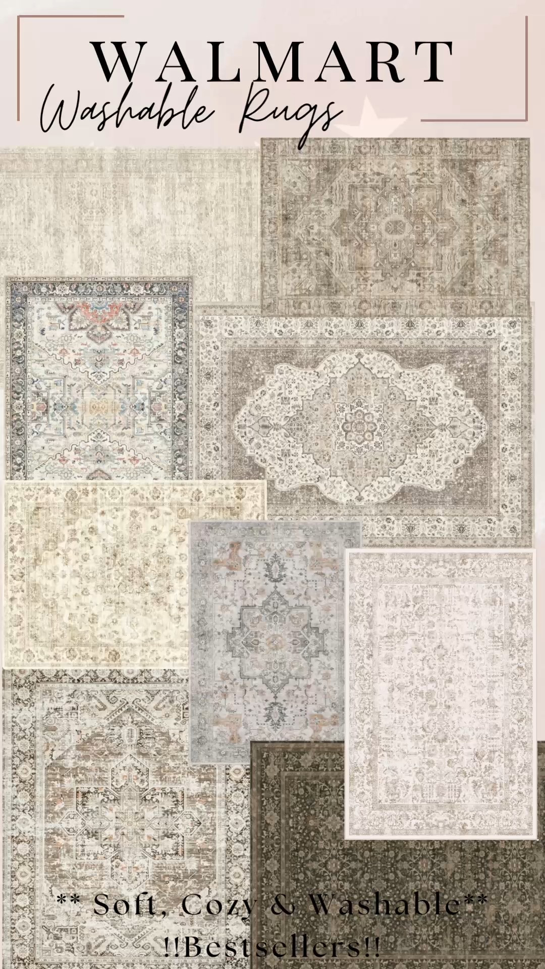 Washable rugs are a must! 🤩Walmart has some great options that are not only soft, but low pill, gripper backed, and that fit perfect in any space. 🛋️

‼️They have cyber deals🤝and sales that you don’t want to miss‼️

Ready to update? This is a great place to start! With that perfect rug to bring all the colors together, or even know where to start!👏🏼

Some rugs are currently on sale so grab them now! These are my favorite of the bestsellers!🤩

Great for bedroom, living rooms, dining room, entry, or hallway. 

The neutral tones are so beautiful🤎

Perfect reset for the holidays adding a pop of color to any space! 🧡

#LTKCyberWeek #LTKFindsUnder100 #LTKSaleAlert