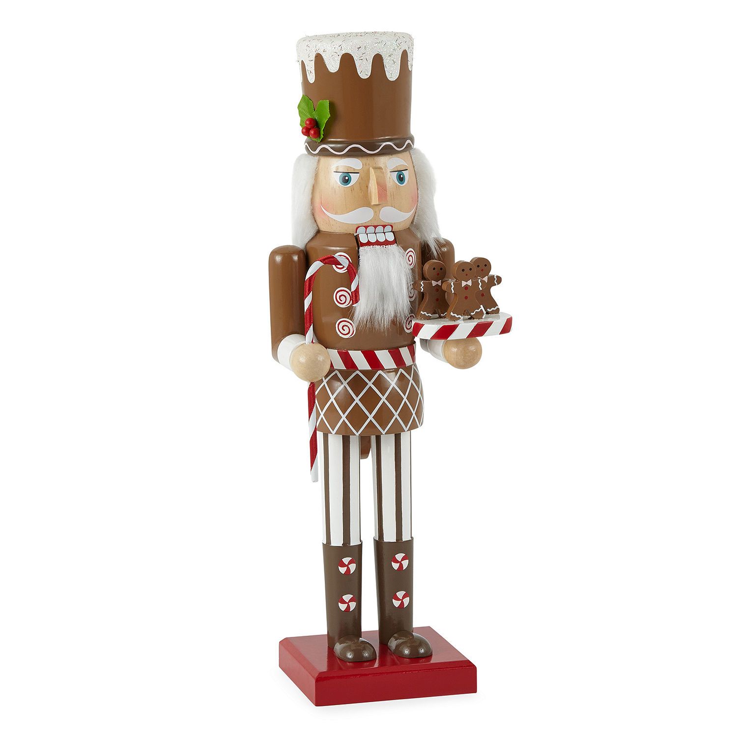 North Pole Trading Co. 14" Gingerbread Soldier Wood Nutcracker | JCPenney