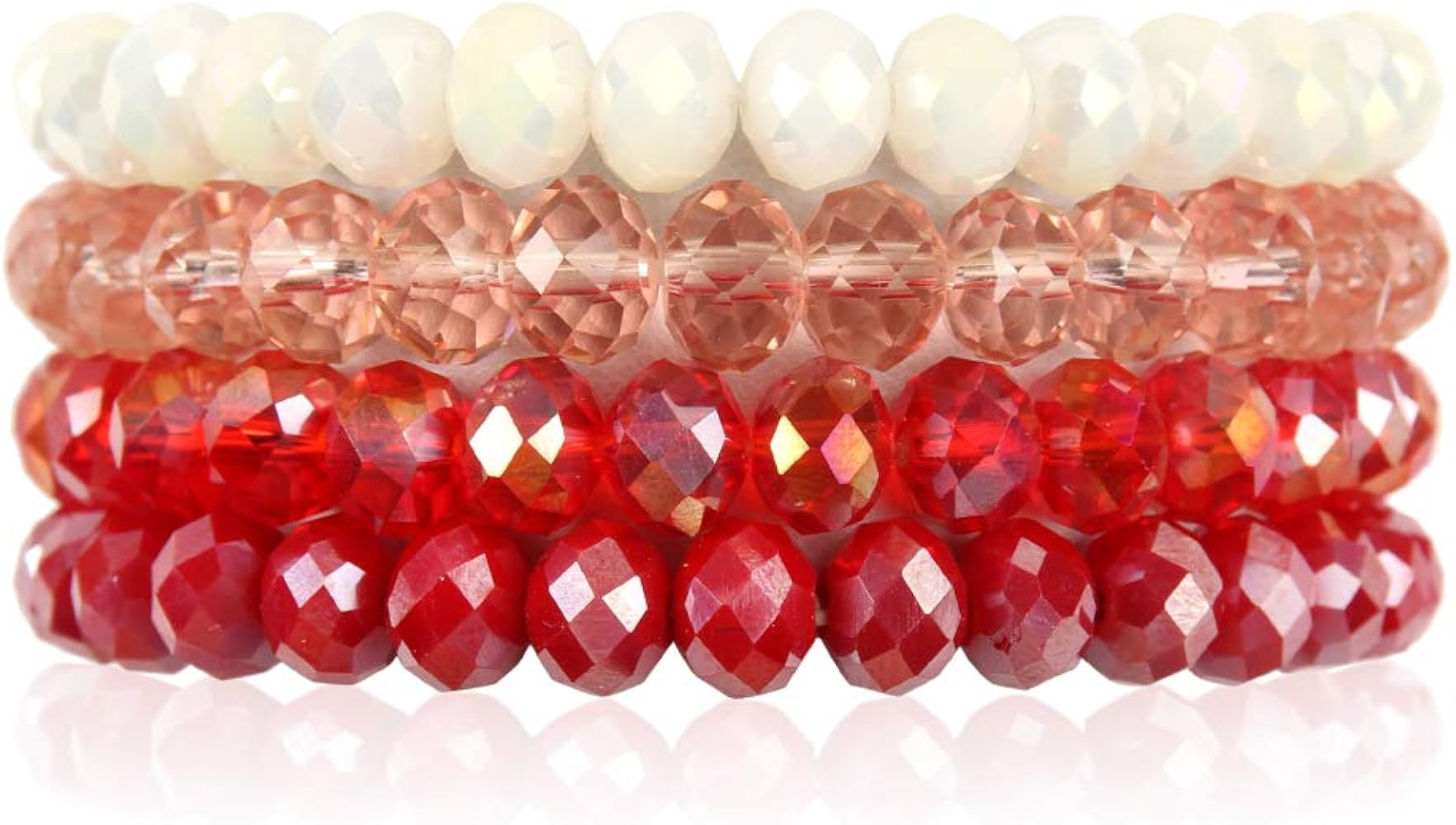 RIAH FASHION Bohemian Multi-Layer Beaded Stacking Bracelet - Versatile Stretch Strand Statement W... | Amazon (US)