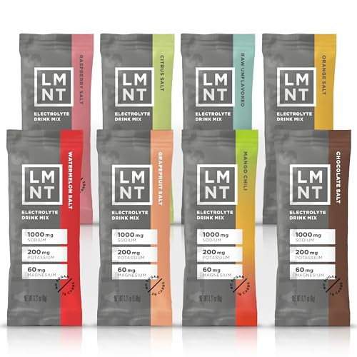 Drink LMNT Zero Sugar Electrolytes - Sample Pack | Drink Mix | 8-Count | Amazon (US)