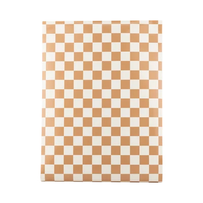 Gingerbread Checked Table Runner | My Mind's Eye