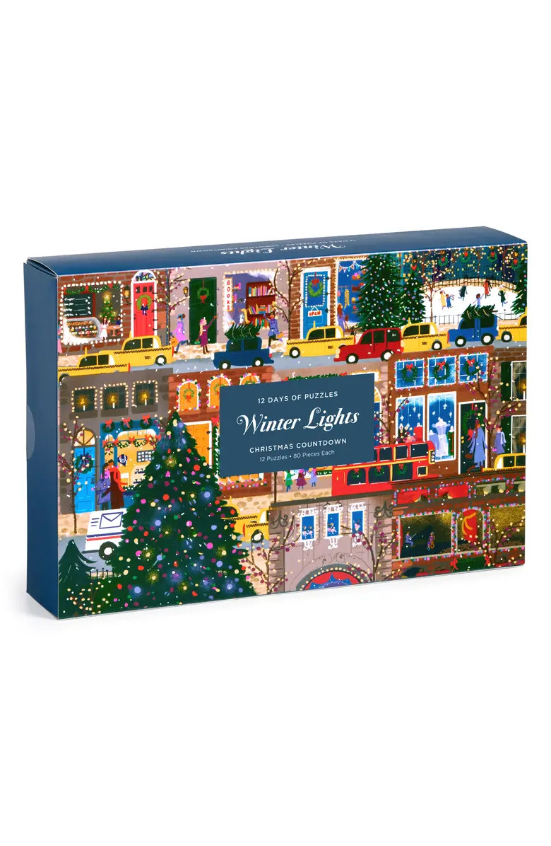 Laforme Winter Lights 12 Days Holiday Countdown Puzzle Set | Nordstrom