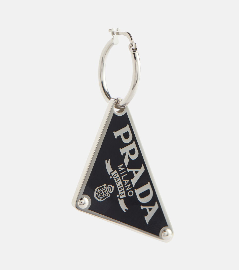 Logo hoop earring | Mytheresa (INTL)