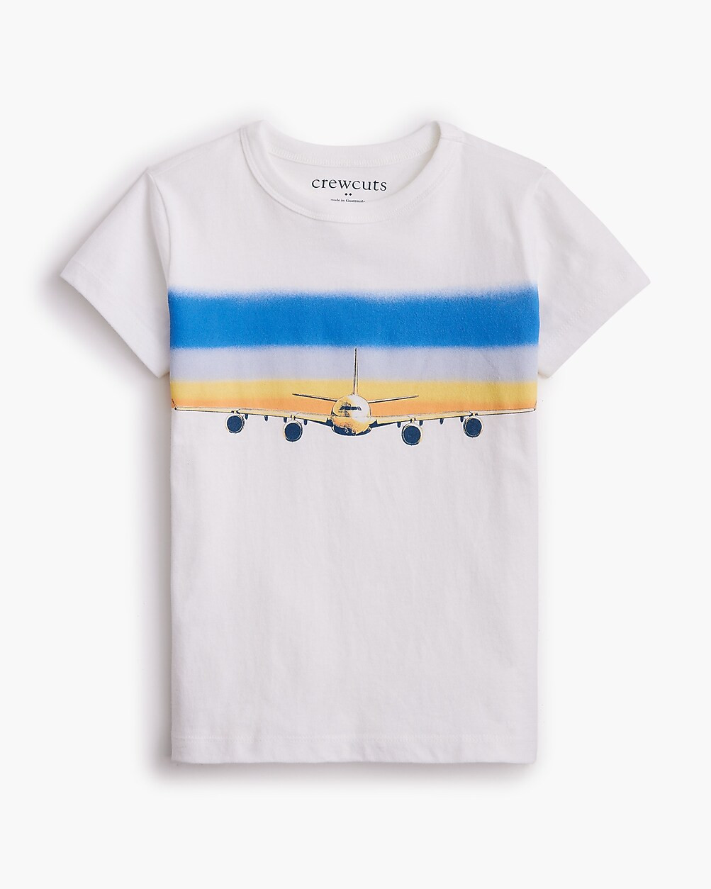 Boys' airplane stripe graphic tee | J.Crew Factory