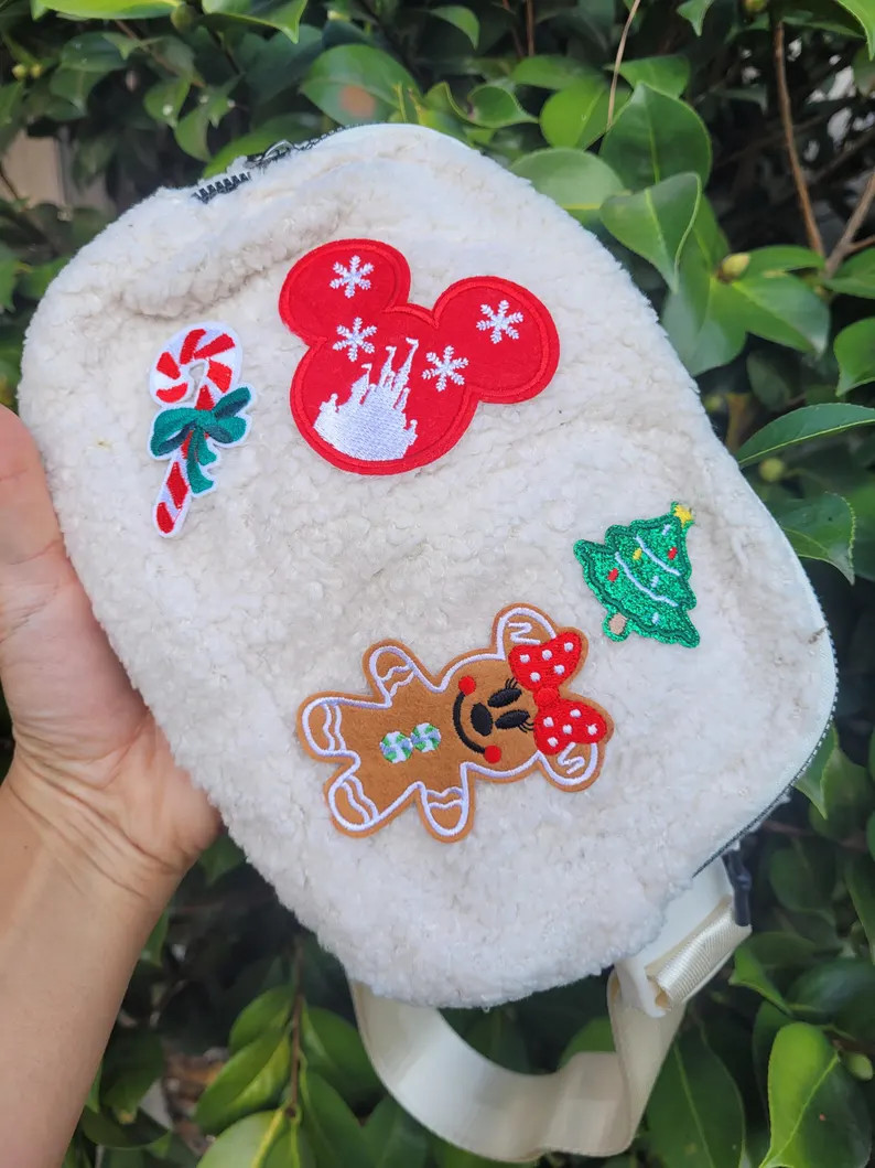 Christmas Disney light baige inspired fanny packs | Etsy (Global)