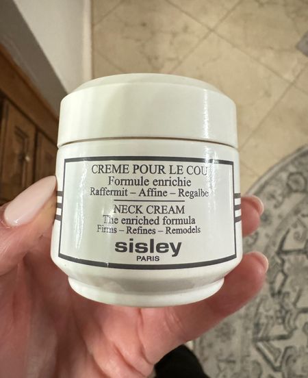 Sisley neck cream. For what I paid, it better look like I got a neck lift!!!!! 