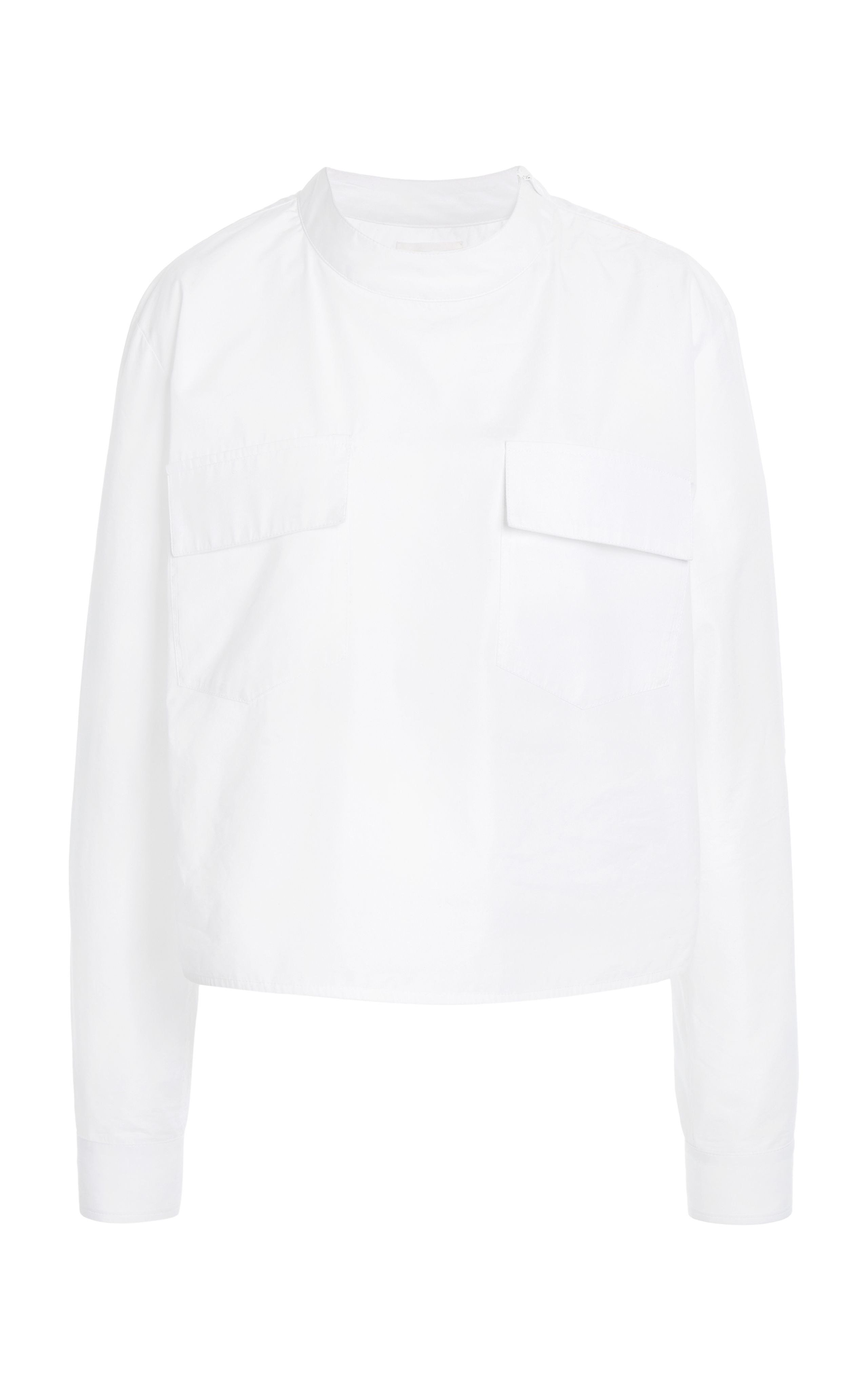 Pocket-Detailed Cotton-Silk Shirt | Moda Operandi (Global)