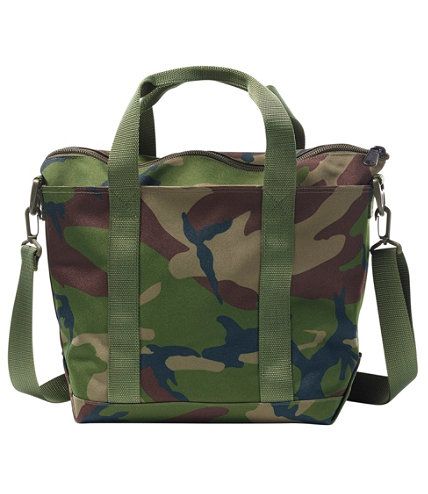 Zip Hunter's Tote Bag With Strap, Camo | L.L. Bean