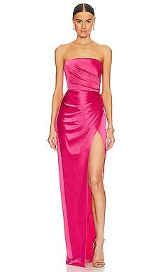 SAU LEE Priyanka Dress in Hot Pink from Revolve.com | Revolve Clothing (Global)