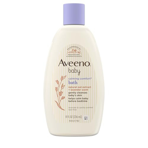 Aveeno Baby Calming Comfort Bath & Body Wash, Lavender & Vanilla, 8 fl oz | Amazon (US)