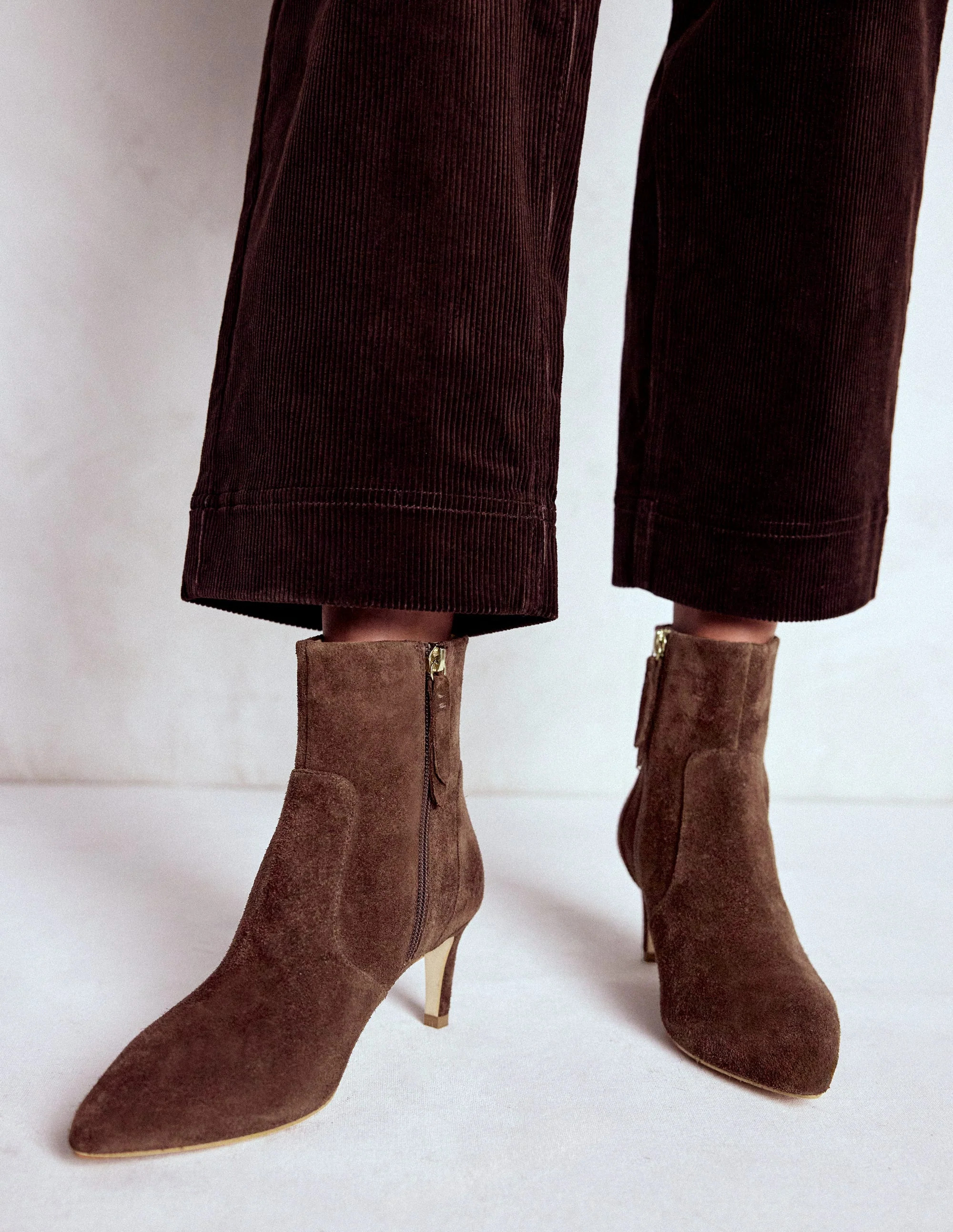 Mittelhohe Stiefeletten-Bitterschokolade | Boden DE