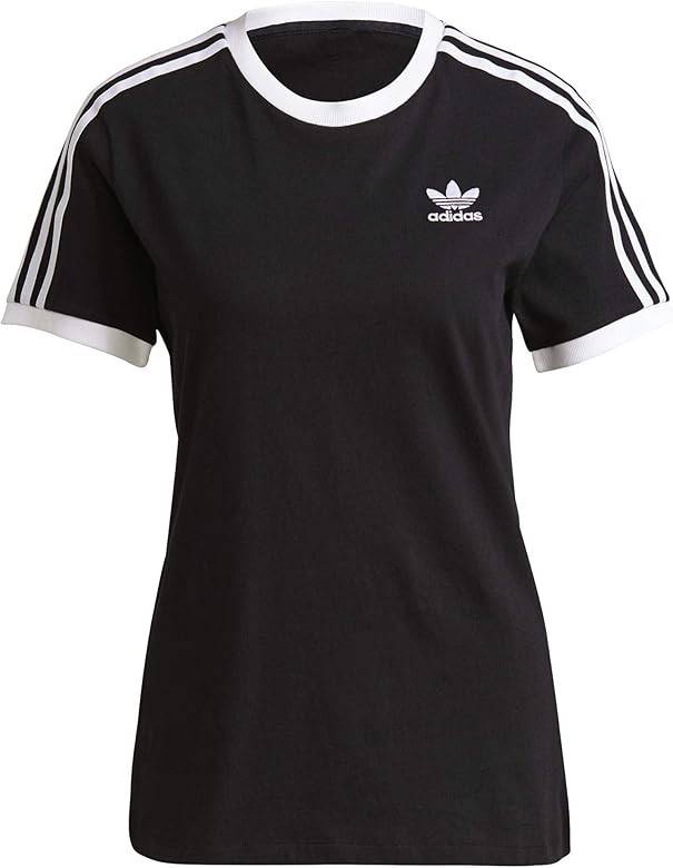 adidas Originals Women's Adicolor 3-Stripes Tee | Amazon (US)