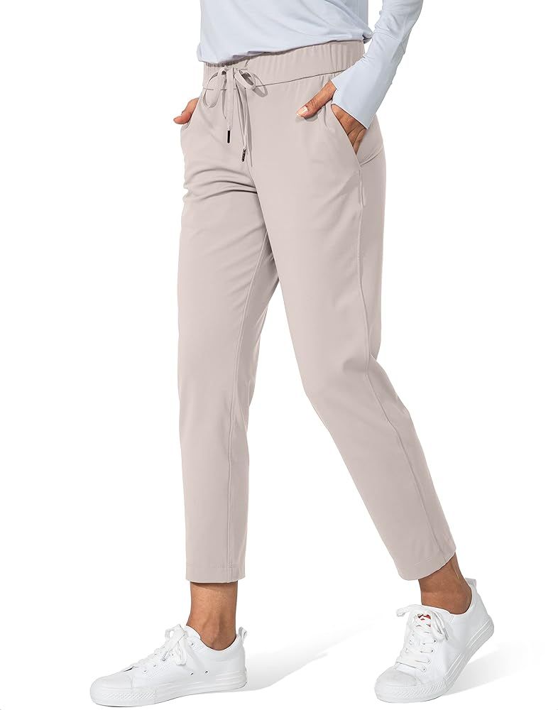 G Gradual Women's Pants with Deep Pockets 7/8 Stretch Ankle Sweatpants for Golf, Athletic, Lounge... | Amazon (US)