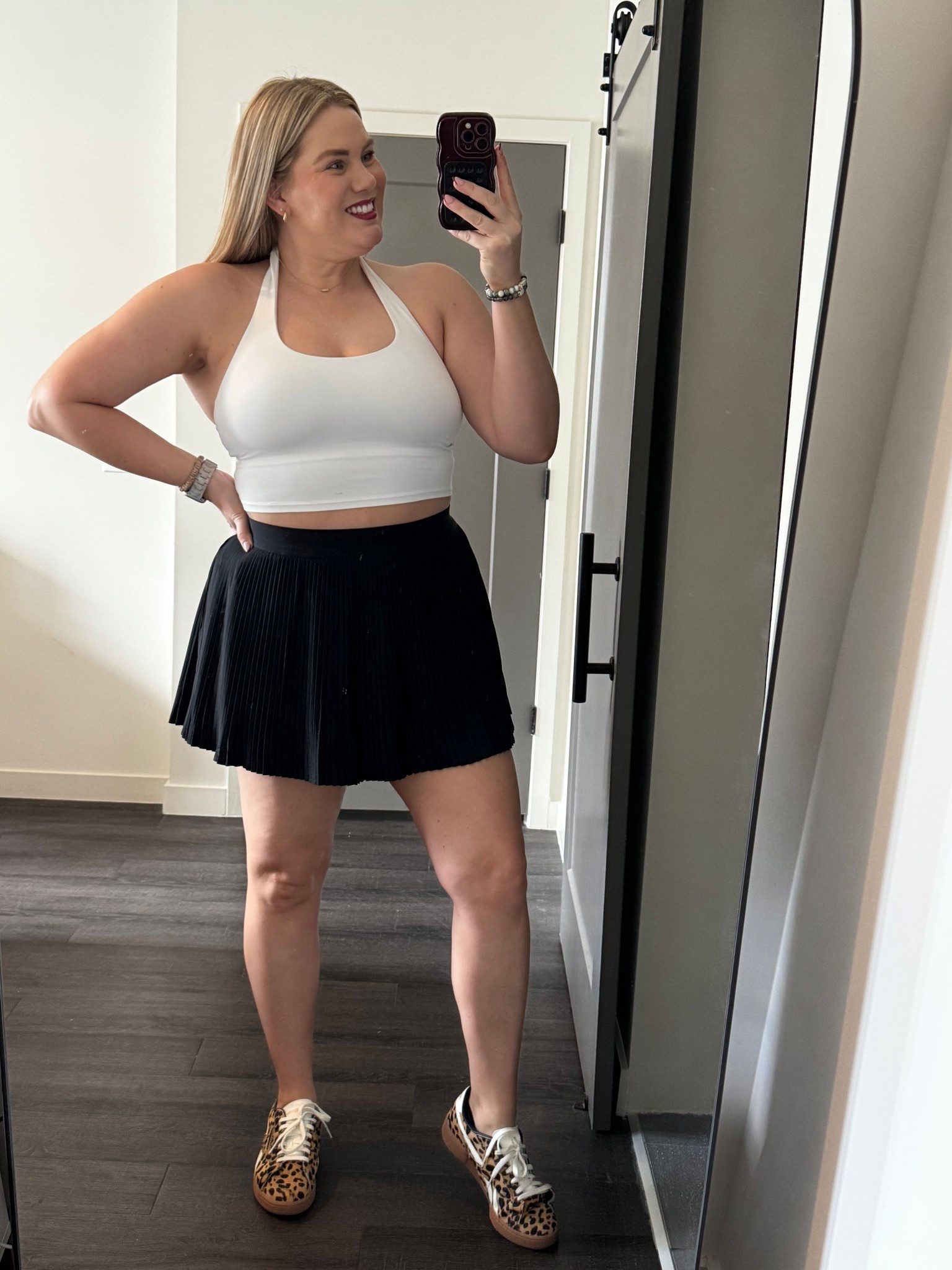 Been LOVING pleated skorts lately and obsessed with these leopard print sneakers for fall 

#LTKSeasonal #LTKStyleTip #LTKMidsize