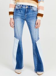 Darby Tri-Tone Flare Jeans | Altar'd State | Altar'd State