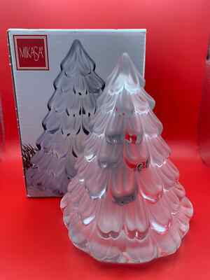 Mikasa Christmas Tree Votive Candle Holder, “Winter Dreams” Germany with box, 9"  | eBay | eBay US