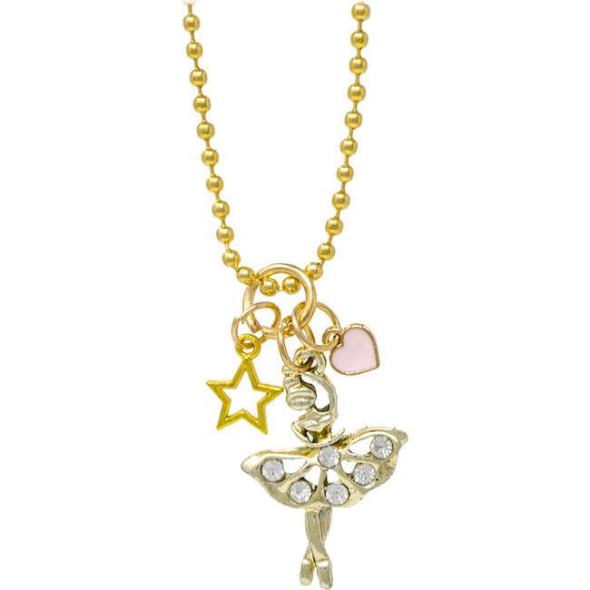Ballerina, Star and Heart Necklace | Maisonette