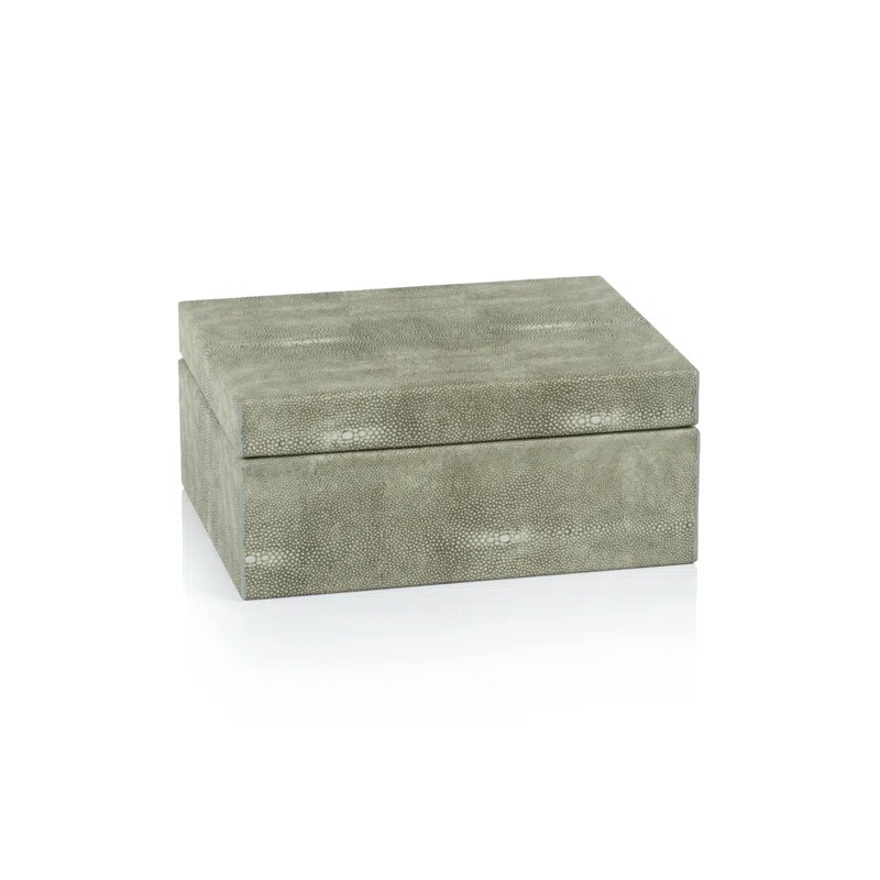 Kameia Faux Shagreen Leather Decorative Box | Wayfair North America