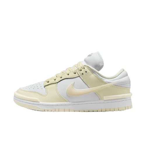 Nike Dunk Low Twist Women's Shoes (DZ2794-104, Coconut Milk/White/Guava Ice) Size 8.5 | Amazon (US)