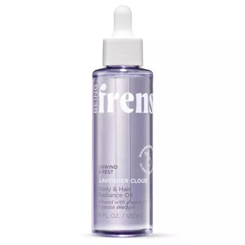 Being frenshe Lavender Cloud BODY AND HAIR RADIANCE OIL | Shea Butter with Jojoba and Radiance Oil for Dry Skin & Hair | Comes With Makeup Removal Pads Gift | Amazon (US)